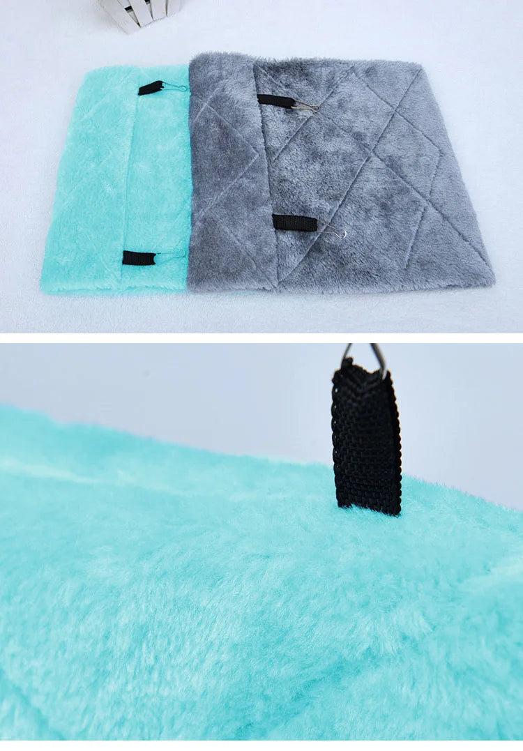 Inverno pet pássaro papagaio gaiolas quente pelúcia rede cabana tenda cama pendurado caverna para dormir e incubação acessórios de pássaros