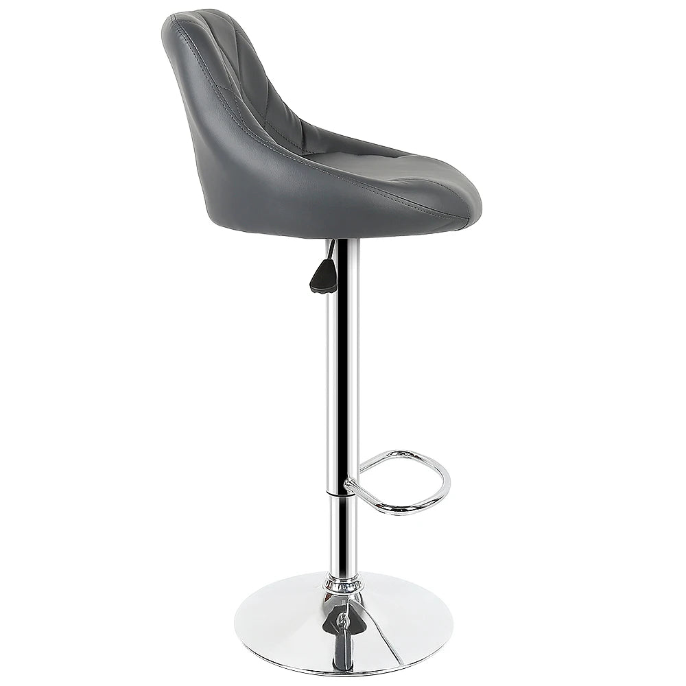 2-Lot Banqueta de bar com assento acolchoado e altura ajustável 360 °   sete cores disponíveis