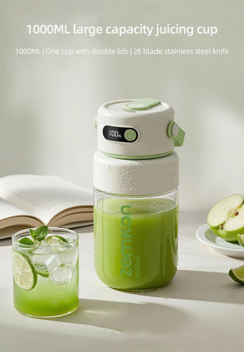 1000ml liquidificador portátil usb espremedor elétrico misturadores de frutas casa smoothies misturador multifuncional máquina fabricante suco liquidificador