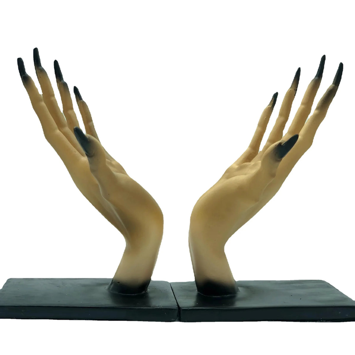 Halloween bookends decoração gótico casa bookends prateleiras único assustador monstro mão livro termina assustador decoração do quarto de halloween