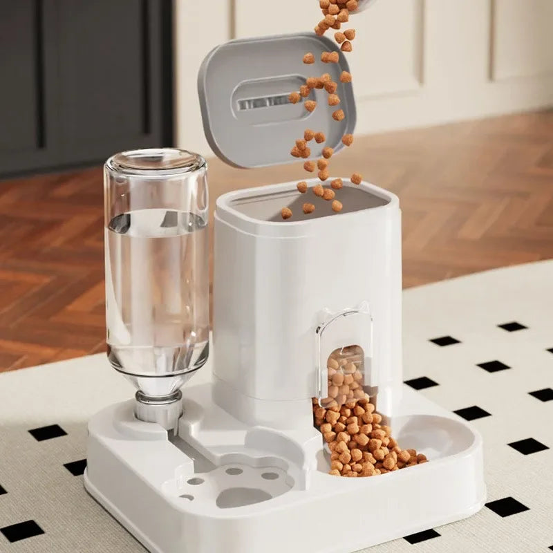 Alimentadores e dispensadores de água automáticos para animais de estimação de grande capacidade, adequados para cães e gatos