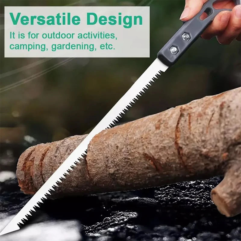 Conjunto de ferramentas de jardinagem multiuso com 5 peças; Tesouras de poda, Sawi dobráveis, tesouras para plantas