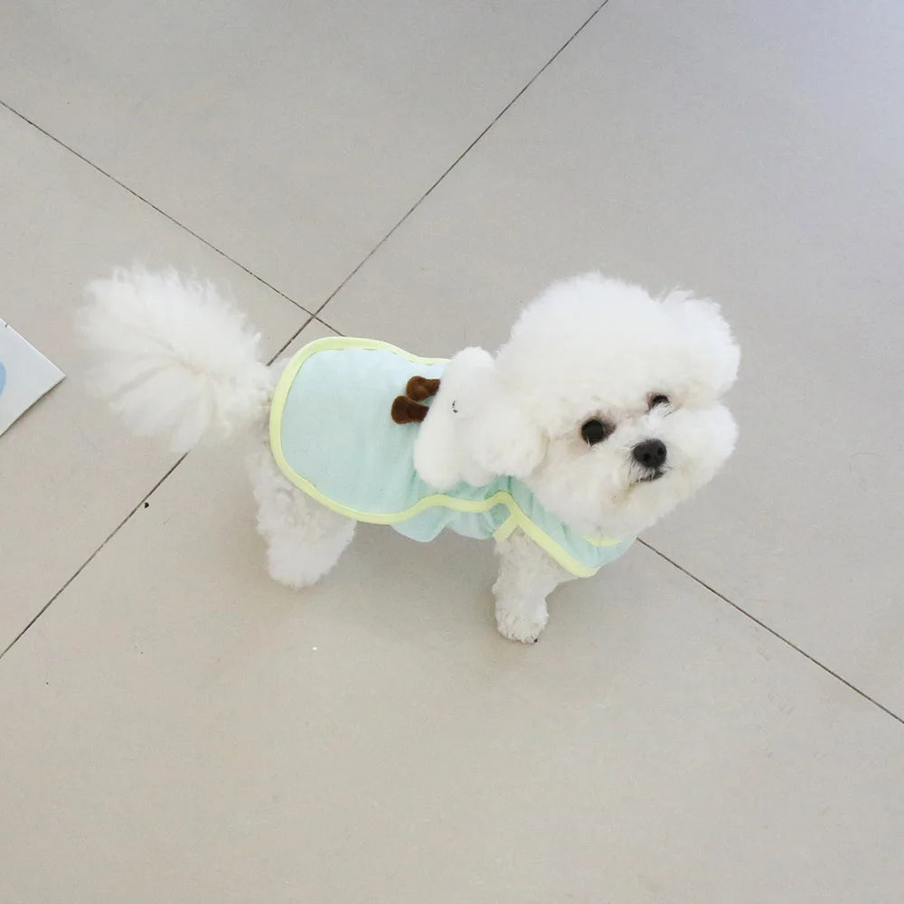 Pet verão legal colete nuvem decoração roupas respirável resfriamento roupas para cães