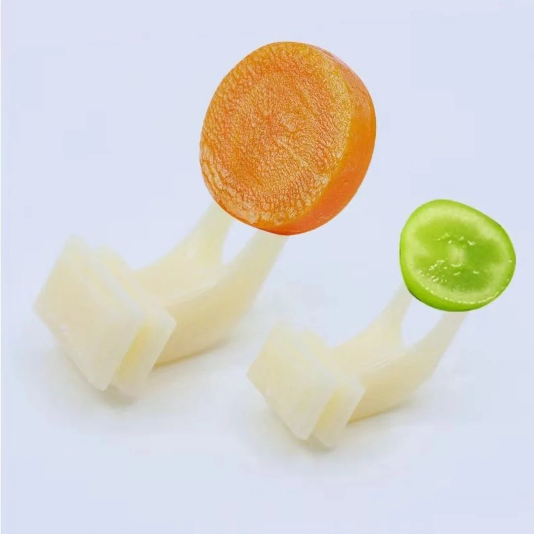 5 Garfos de Frutas Duráveis de Plástico para Gaiola de Pássaros, Acessórios para Alimentação de Papagaios, Suporte para Petiscos, Utensílios para Pássaros, Suprimentos Multifuncionais para Animais de Estimação