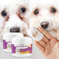 1 pacote de lenços umedecidos suaves para animais de estimação - extratos de plantas sem irritação removedor de manchas para cães gatos portáteis essenciais para cuidados com os olhos