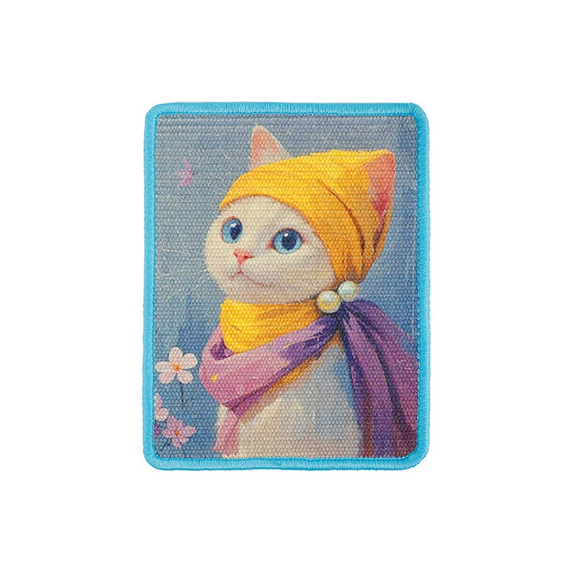 【xxx】Arranhador de Parede Durável para Gatos com Bordas Costuradas e Tecido Macio para Brincadeiras Internas – Design que Economiza Espaço