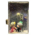Artesanato de Natal: Luminária de Mesa Decorativa com Tema de Neve, Lâmpadas Noturnas para Cenário de Neve, Presentes e Enfeites DIY