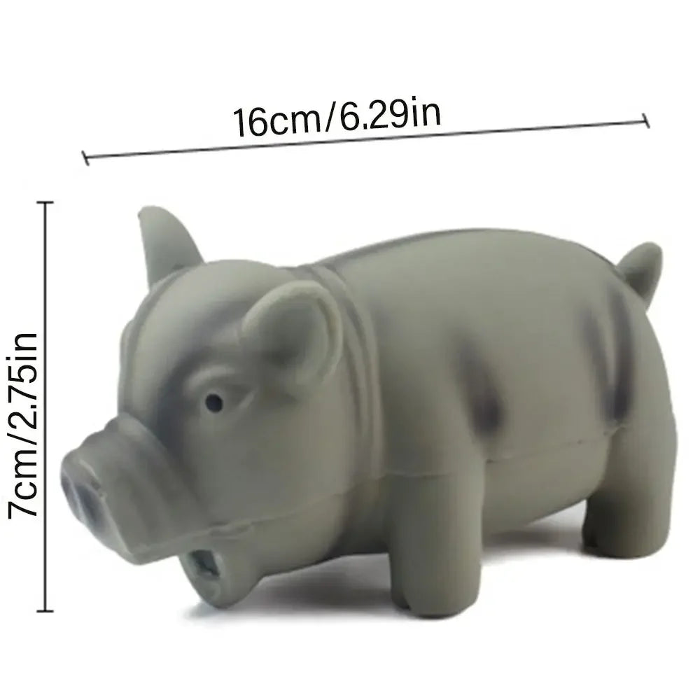 Cão bonito mastigar brinquedos de borracha som porco rangido látex brinquedos para animais de estimação para cão rangendo mastigar treinamento filhote de cachorro suprimentos produtos para animais de estimação
