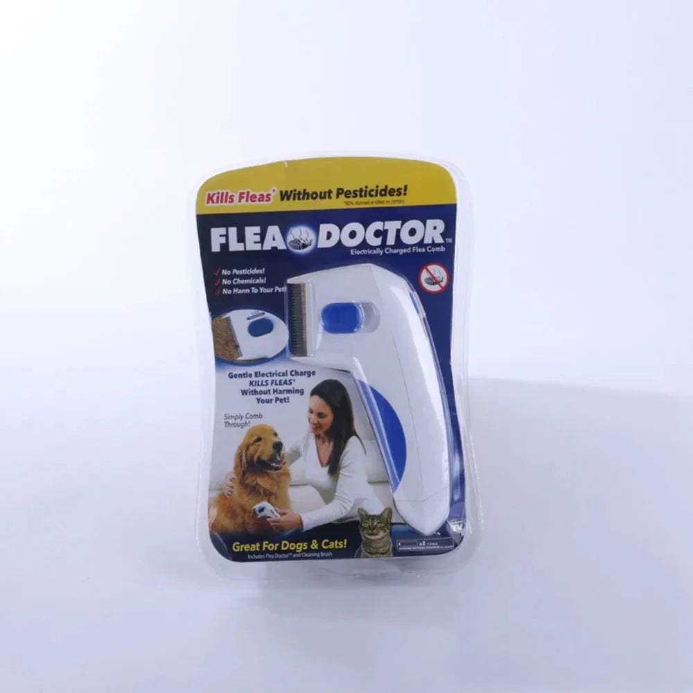 Removedor de Pulgas para Animais de Estimação, Removedor Elétrico de Piolhos, Suprimentos de Limpeza para Animais de Estimação, Adequado para Cães e Gatos, Assim como para Animais de Estimação Sem Pelo