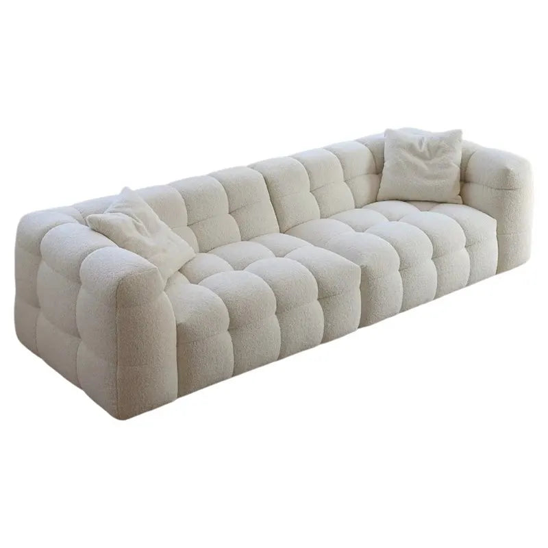 Any Size Custom Compressed Fabric Sofa Hand Tufted Design Integrated Sponge Roll Pack Shipping Multiple Color Living Room Bedroo