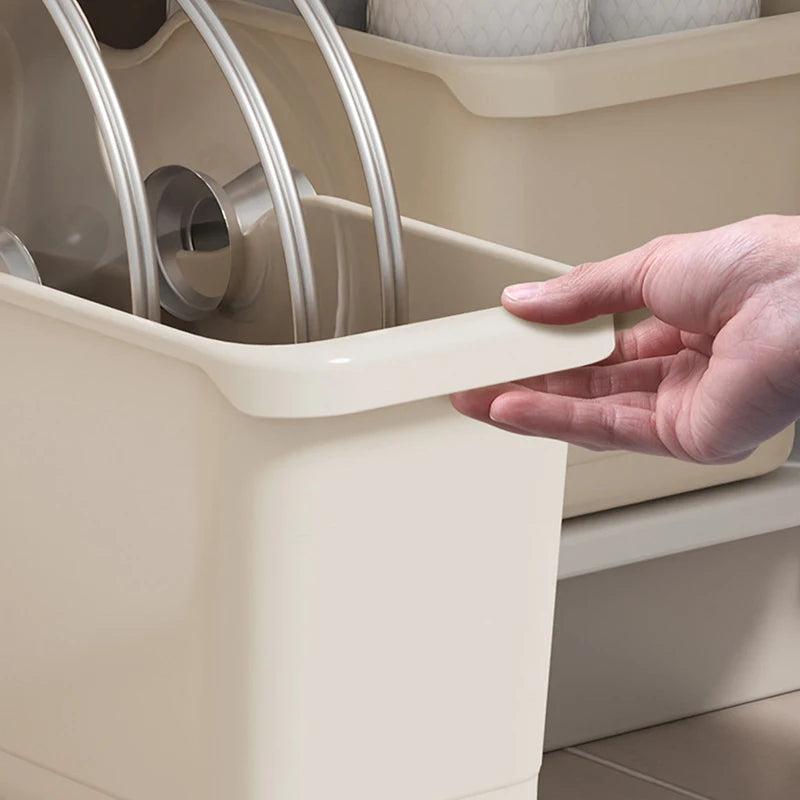 Organizador de armário de cozinha, organizador de maquiagem, estojo de armazenamento de artigos diversos com rodas, recipiente de armazenamento de garrafa de tempero