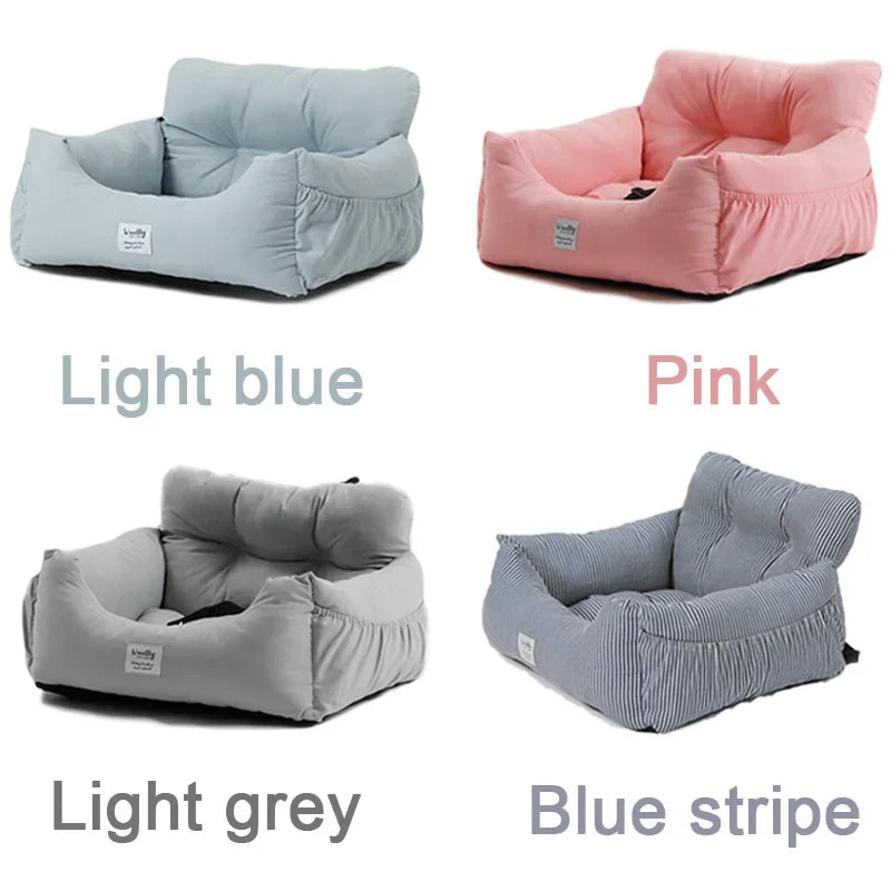 Assentos de carro para cães de viagem, céu estrelado azul, para cães pequenos e médios, capa de cama para transportar animais de estimação, produtos confortáveis e quentes para animais de estimação