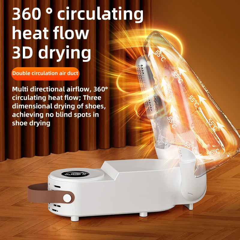 HOMEFISH Secador de sapatos elétrico estilo coreano 220V - Aquecedor de calçados para desodorização e esterilização de aparelhos para uso doméstico