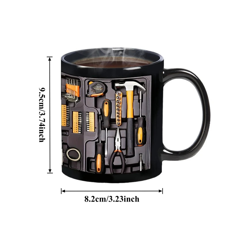Caneca de Cerâmica Criativa 3D para Café, Chá e Água, Caneca de Café da Manhã, Utensílio Doméstico, Presente de Aniversário