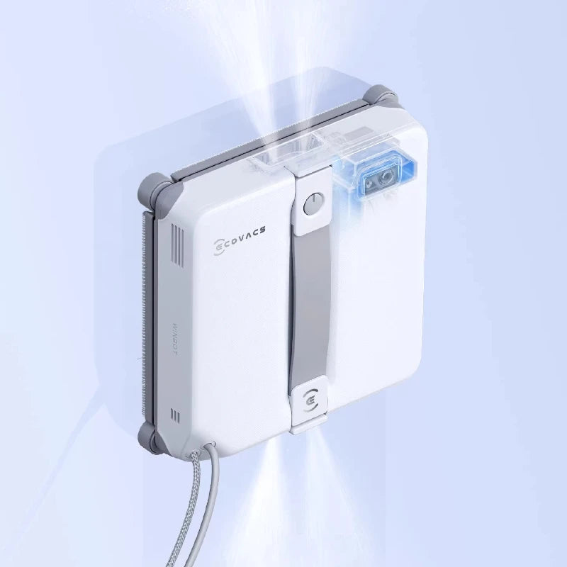 Robô Inteligente ECOVACS para Limpeza de Janelas WINBOT MINI2 Robô de Limpeza de Vidros 8000Pa Aspirador de Vidros 100-240V