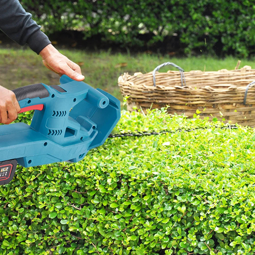 Cortador de Grama Elétrico ONEVAN 20 polegadas 3000W 20000RPM, Podador de Cerca Viva para Jardinagem, Ferramenta Elétrica a Bateria de Lítio