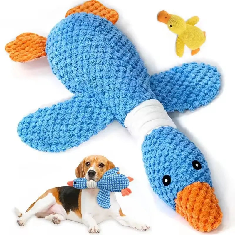 Brinquedos Indestrutíveis para Animais de Estimação para Gatos e Cães que Mastigam Fortemente, Brinquedo Interativo de Pelúcia com Som para Gatos e Cães
