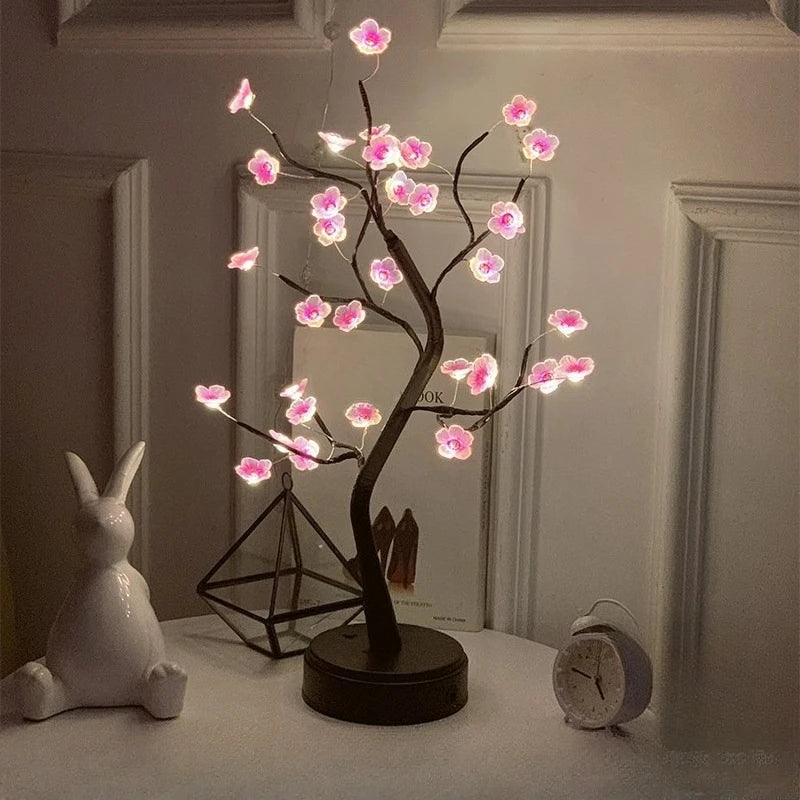 Luminária de Mesa LED em Forma de Folha Dourada, Luzes de Natal, Luzes Noturnas, Decoração para Casa, DIY, Festa, Casamento, Quarto, Presente para o Dia das Mães