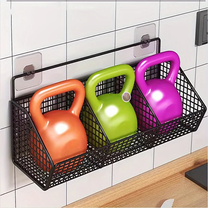 Prateleira de armazenamento para cozinha, organizador multifuncional de vegetais e condimentos, prateleira de parede com cestos suspensos