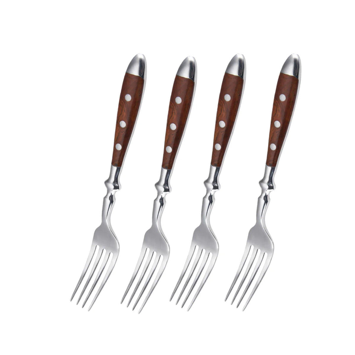 Conjunto de Talheres de Aço Inoxidável, Conjunto de 6 Peças Incluindo Faca, Garfo e Colher, Facas de Cozinha e Talheres para Sala de Jantar Kasa & Pet