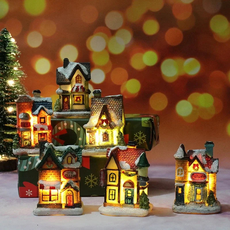 Decorações de Luzes de Natal para Casa, Enfeites, Presente de Natal para Crianças, Ano Novo 2025, Decoração de Natal, Luz Noturna para Quarto com Bateria