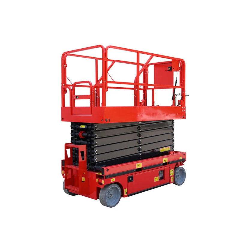 Plataforma Elevatória Hidráulica Mini de 4m, 6m, 8m, 16m, Plataforma Elevatória Elétrica Móvel Autopropelida com Aprovação CE
