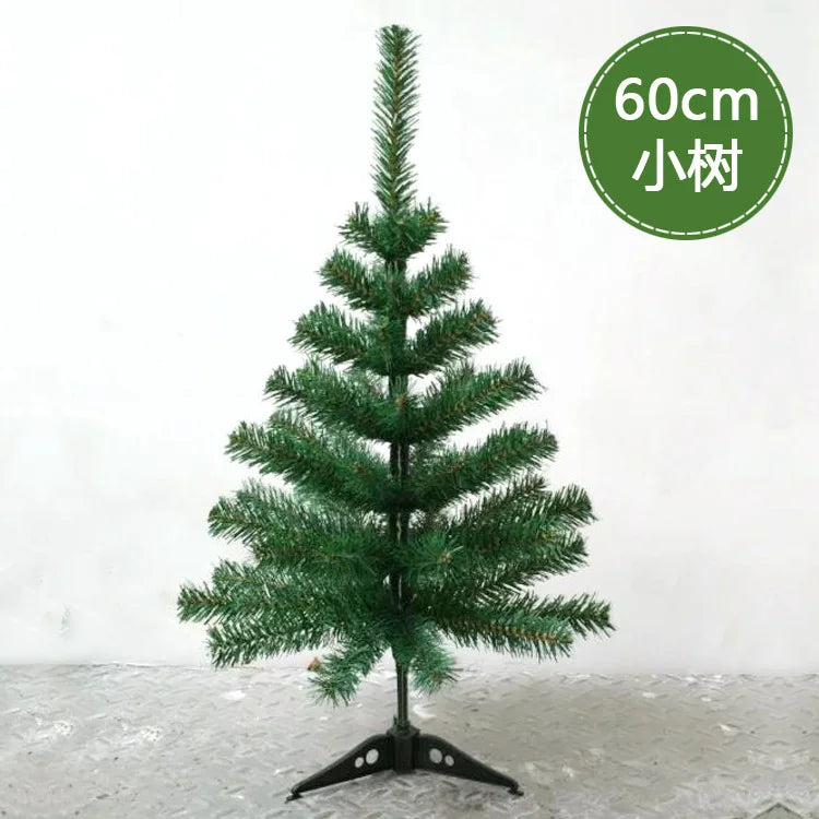 Árvore de Natal artificial, verde e rosa, modelo clássico, com suporte de plástico, acessórios de decoração natalina, presente.