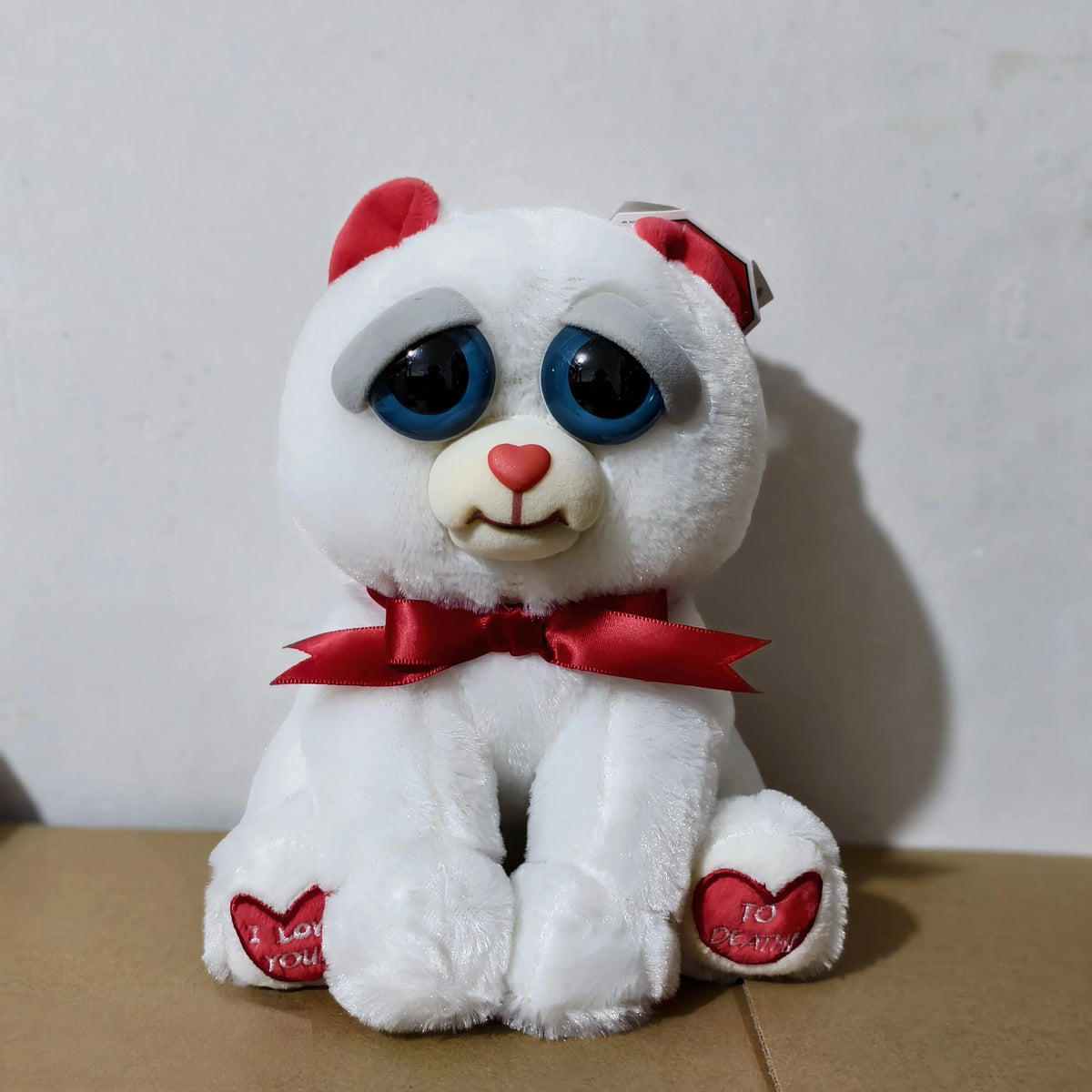 Boneco de Animal de Tamanho Médio Feisty Pets, Panda com Rosto Intercambiável, Brinquedo Interativo para Crianças Kasa & Pet