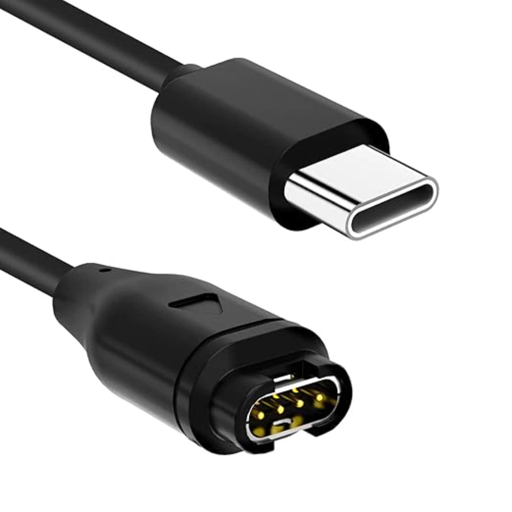 For Garmin Fenix 5 5S 5X Plus 6 6S 6X Pro 7 7S 7X Charger USB-C Charger Smartwatch Charger Cable Replacement Charger 3.3ft