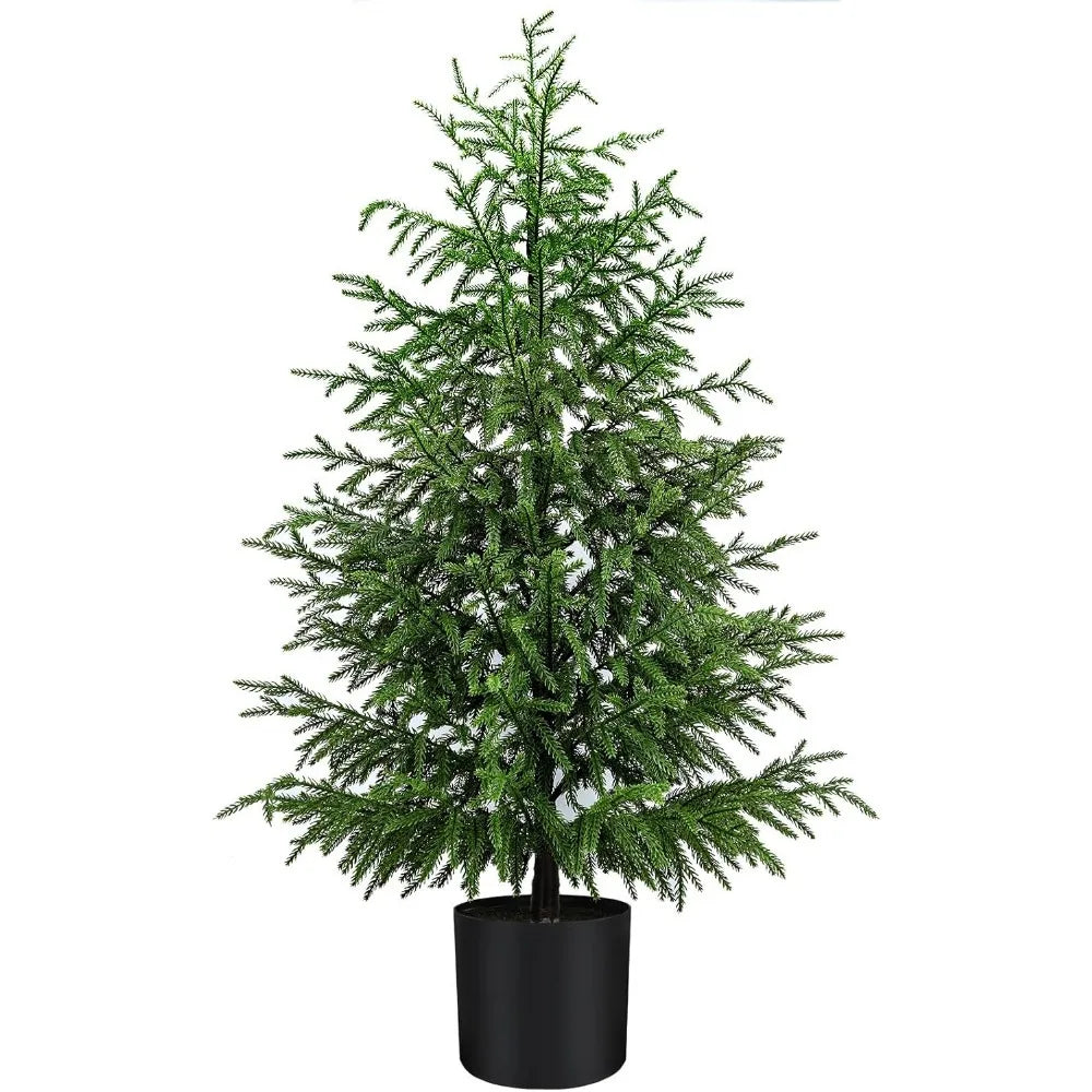 1Pç Ramo de Pinheiro Artificial de 60CM, Árvore de Natal Falsa para Varanda, Decoração de Natal Interna e Externa, Decoração para Casa e Jardim