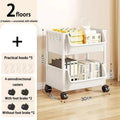 Organizador de cozinha rack de armazenamento móvel lanche brinquedo carrinho mesa lateral livro prateleira rack rodas
