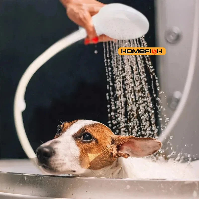 Aspersor de torneira multifuncional-extensor de cabeça de chuveiro com filtro de drenagem e mangueira, ferramenta de limpeza de pia para banheiro, suporte de banho para animais de estimação