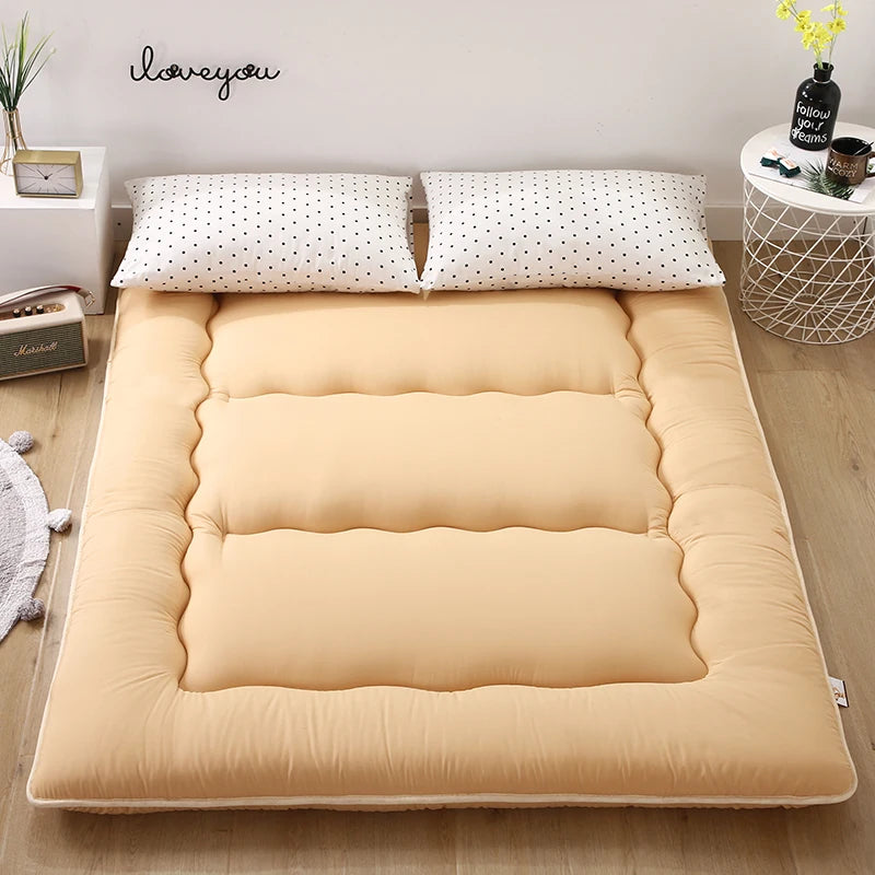 Colchão Tatami Espesso Estilo Japonês, Tapete de Chão Macio, Almofada Dobrável para Descanso em Casa, Acessório para Quarto