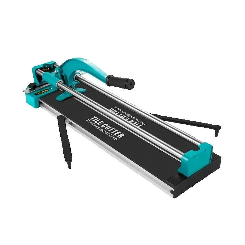 SucceBuy Cortador de telha manual de 24 polegadas com trilhos duplos, cortador de telha profissional com roda de corte de liga para telhas cerâmicas de porcelana