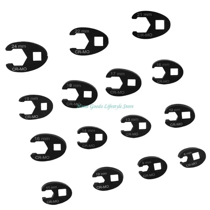 E74E Profissional 15pcs ergonômico chave catraca 3/8 polegadas para trabalho Mecânico