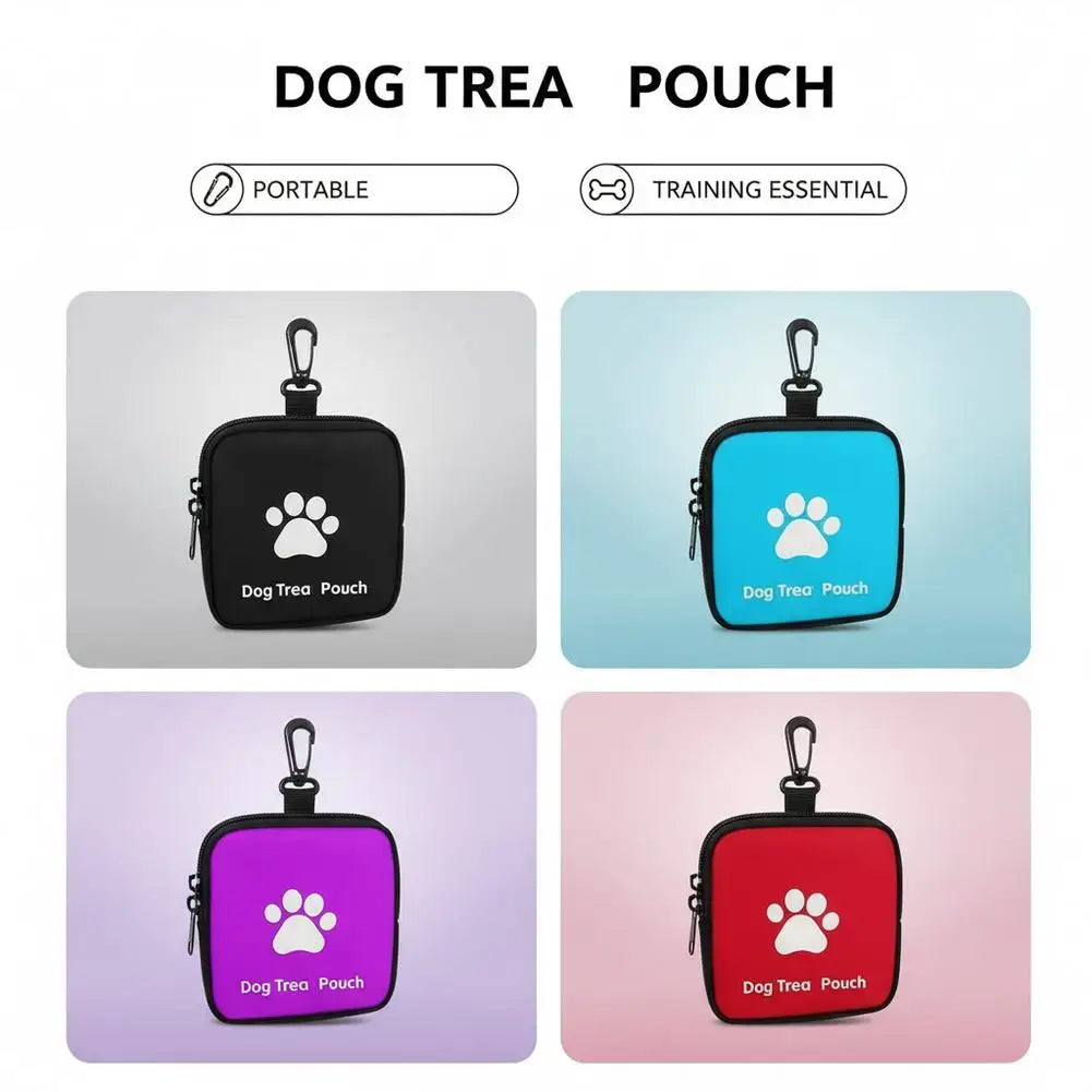 1 unidade Bolsa Portátil para Petiscos de Cães, Pochete de Cintura para Passeio e Treinamento ao Ar Livre, Bolso de Armazenamento de Alimentos