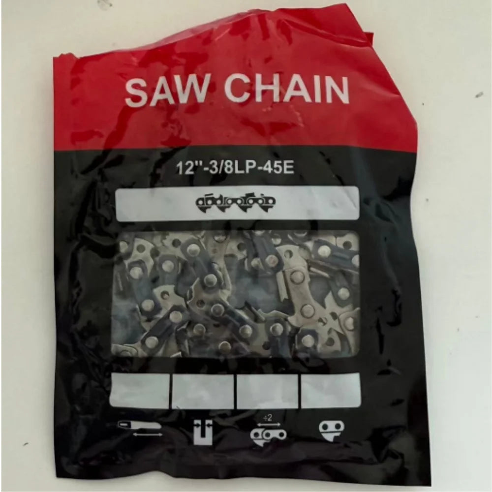 Elétrica Chainsaw substituição Acessório, Metal Chain, 45 Drive, 12"