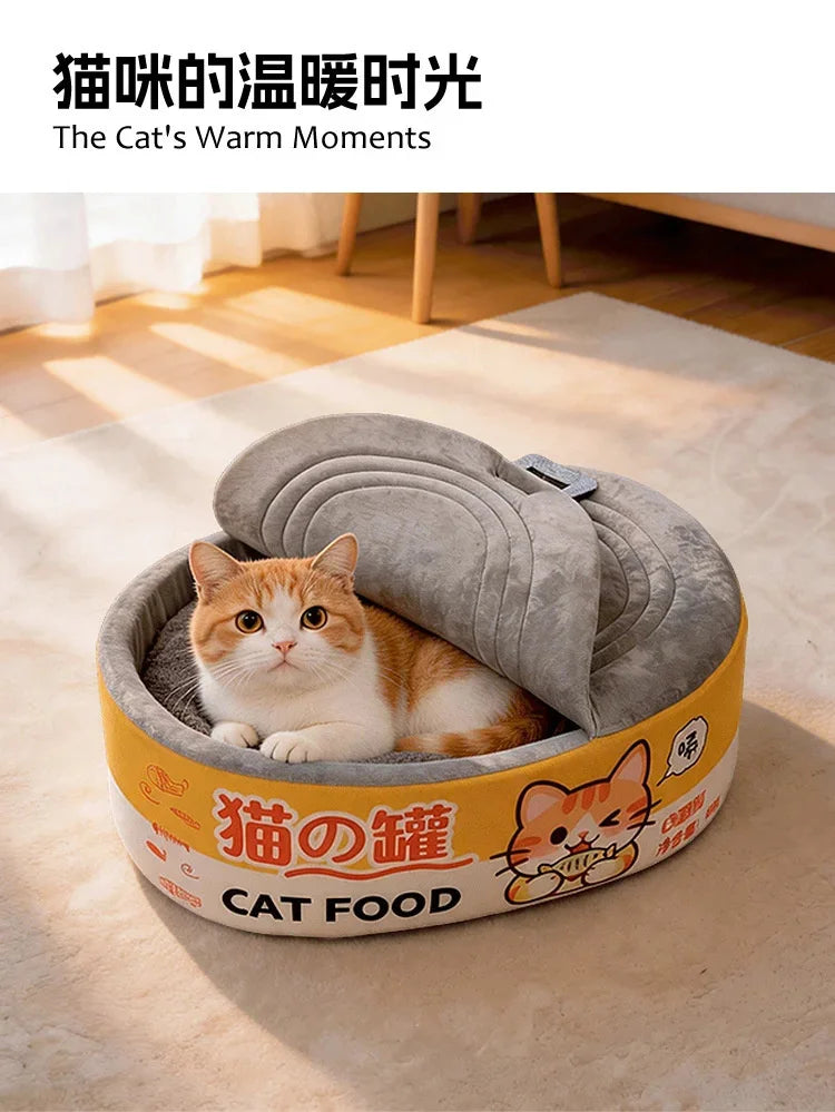 Cama para Gatos em Pelúcia, Ninho de Dormir para Animais de Estimação, Almofada Macia e Quente, Sofá-Caverna, Tapete para Gatos, Gatinhos e Cães Pequenos, Uso Interno