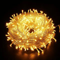 Guirlanda de led luzes da corda 10m 30m 50m 100m árvore de natal decoração de casamento à prova dwaterproof água luz de fadas interior ao ar livre 220v lâmpada da ue
