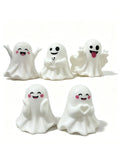 5 conjuntos de figuras de fantasmas de Halloween, mini fantasmas fofos para decoração de casa, ornamentos decorativos de Halloween para mesa