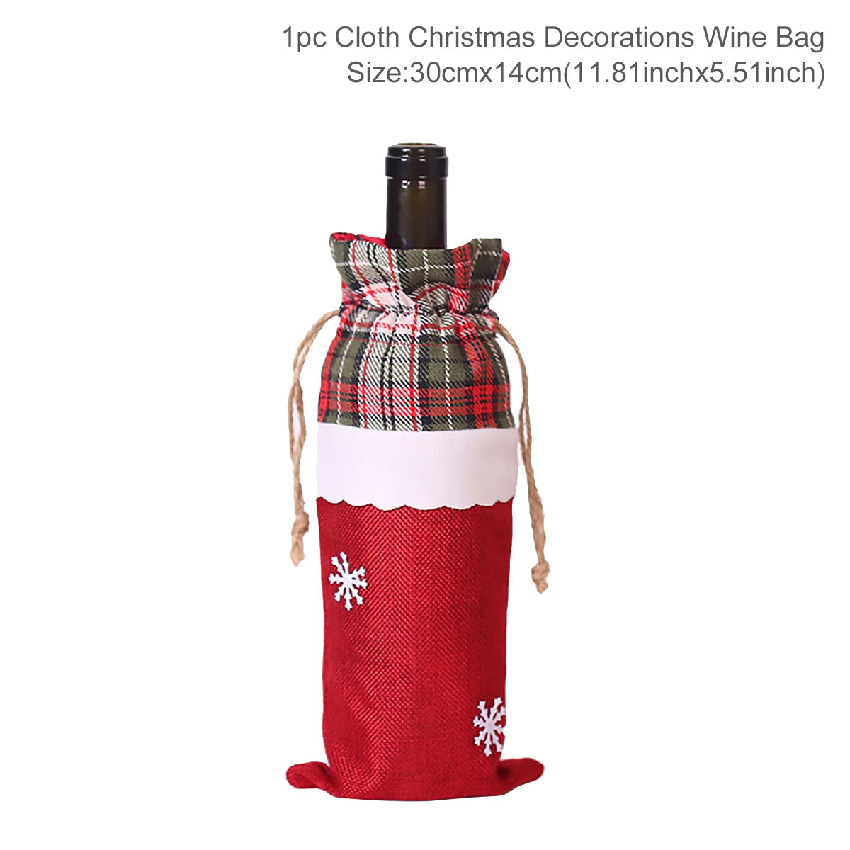Natal garrafa de vinho capa feliz natal decorações para casa 2025 navidad noel natal ornamentos presente de natal feliz ano novo 2026