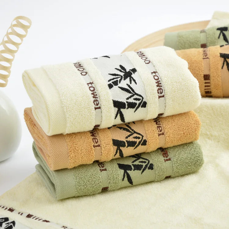 Conjuntos De Toalhas De Fibra De Bambu Para Adultos, Absorvente Grosso, Toalhas De Banheiro De Luxo, Toalha De Rosto, Casa, Conjunto De 1, 4, 6