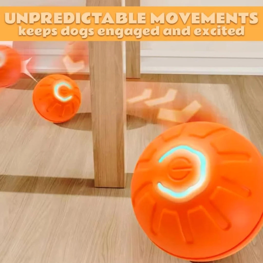 Brinquedos para animais de estimação: bola elétrica com mecanismo de gravidade, bola inteligente que salta, para cães e gatos.