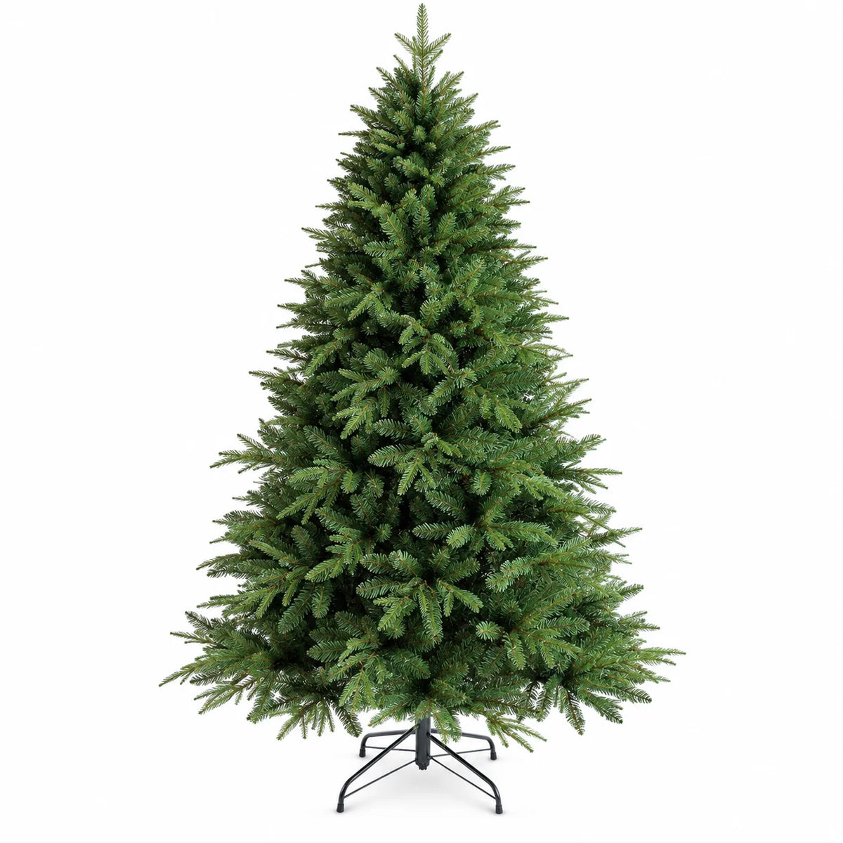 Árvore de natal artificial pe misturada criptografada com luzes led árvore de natal de alta qualidade 1.2m-1.8m decorações de natal de ano novo