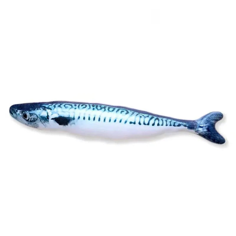 20cm gato favor peixe brinquedo de pelúcia travesseiro simulação peixe gato brinquedo animal de estimação treinamento interativo mastigar brinquedo suprimentos para animais de estimação