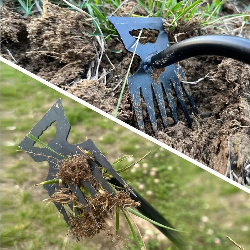 Rake para jardinagem, ferramenta manual para arar e soltar o solo, ferramenta manual para plantio de vegetais, ferramenta manual para jardinagem
