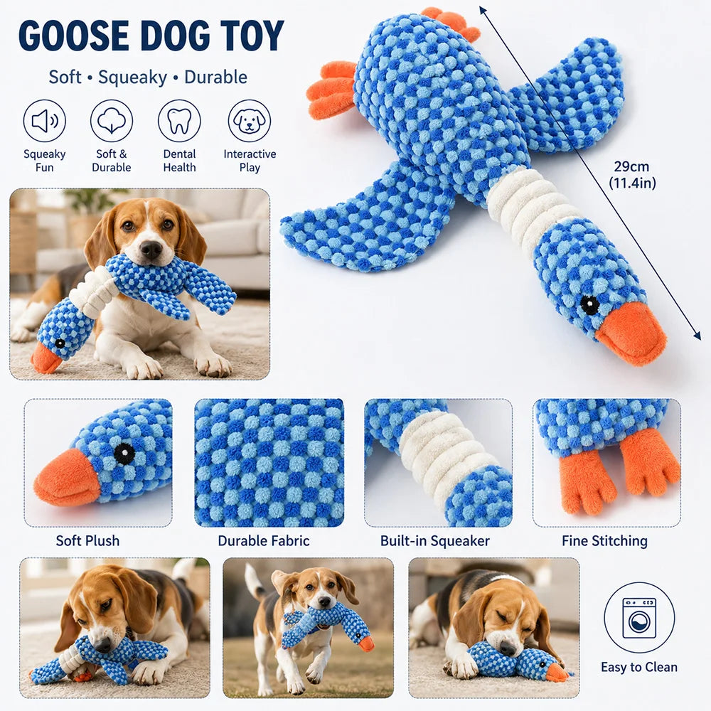 Brinquedo de Pelúcia para Animais de Estimação com Apito, Brinquedo de Quebra-Cabeça para Gatos e Cães, Companheiro Macio e Durável, Brinquedo de Mastigar para Limpeza dos Dentes, Design Resistente à Mastigação, Arti