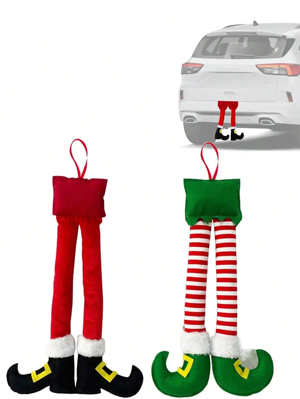 Natal elfo santa pernas acessórios do carro decoração de natal para casa árvore de natal pingentes ornamentos presentes feliz ano novo decoração de casa