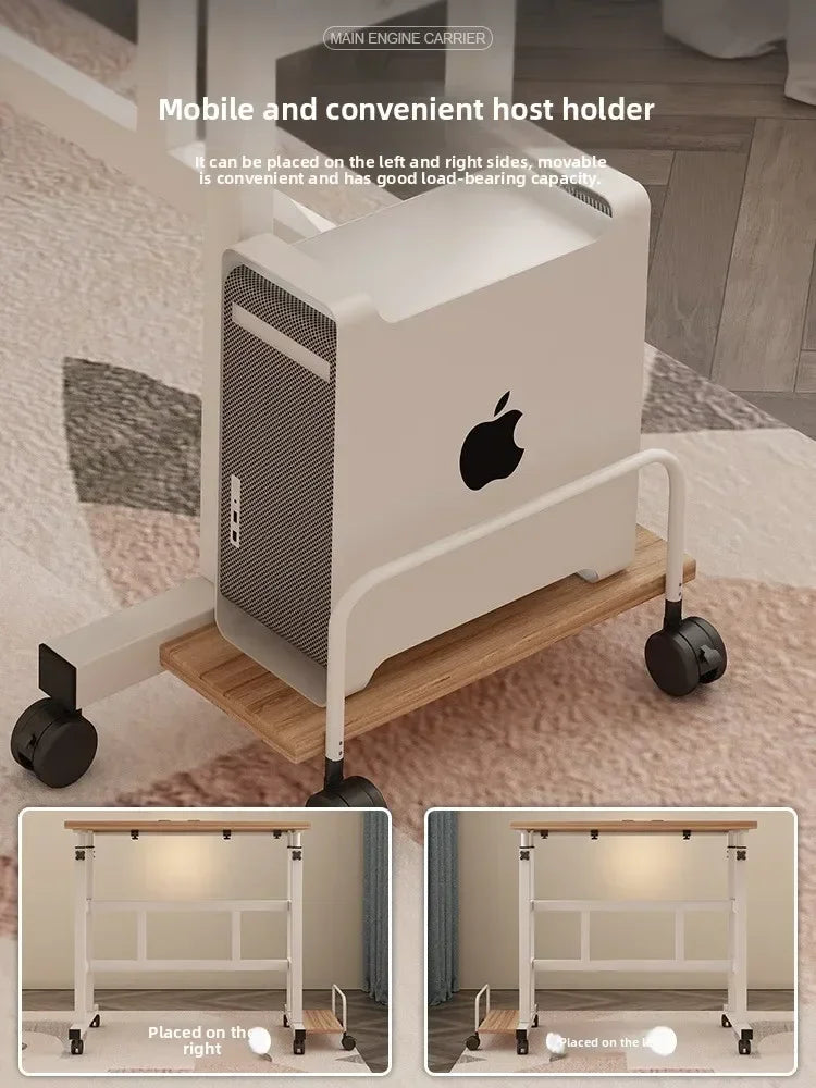 Mesa de computador móvel moderna, mesa de escrita elevatória, mesa de pé dobrável, mesa de cabeceira para quarto, mesa pequena individual, durável.