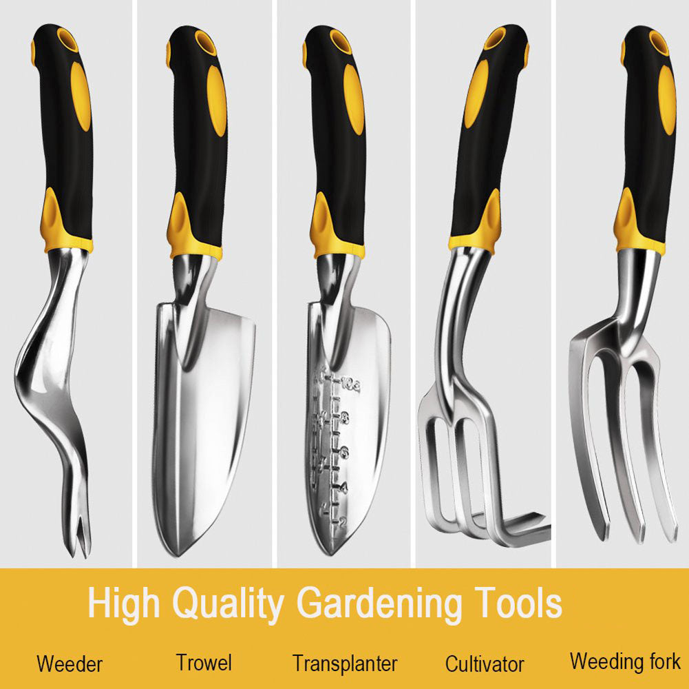 Ferramenta de jardim espátula manual, ancinho, cultivador, ferramentas de capinação com alça ergonômica, ferramenta de bonsai de jardinagem para transplante de terras agrícolas